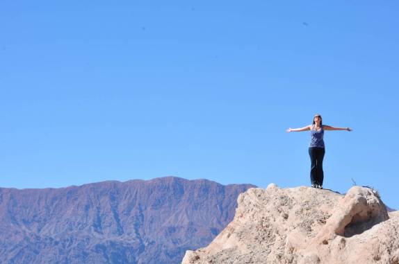 Em contato com Pachamama no Vale das Flechas, entre Molinos e Cafayate, na Argentina